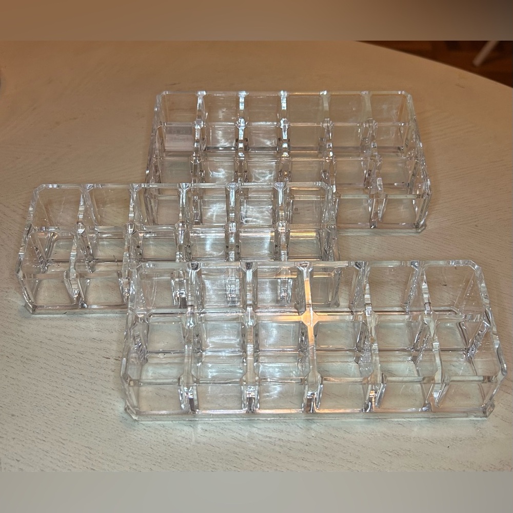 Clear Acrylic Organizer for Electronics Accessories